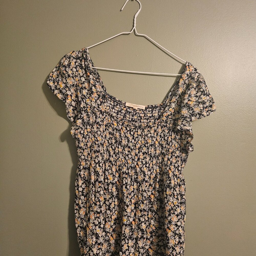 Floral Flutter Top